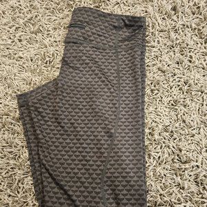 Vineyard Vines Small Women's Perform Leggings Workout Pants Yoga Gray Whale Tail